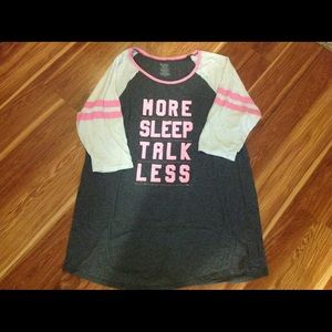 Cotton long sleep shirt